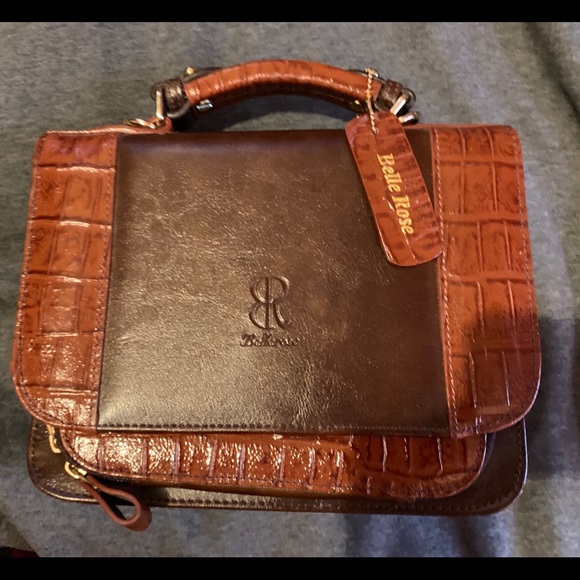 COPY - Belle Rose Purse with a wallet/checkbook holder - Picture 1 of 8